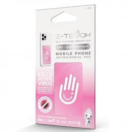 Z-TOUCH-แผ่นฆ่าเชื้อไวรัส-และแบคทีเรียสำหรับโทรศัพท์มือถือ-สีชมพู-175316-Mobile-Antimicrobial-Pad-Cherry-Blossom